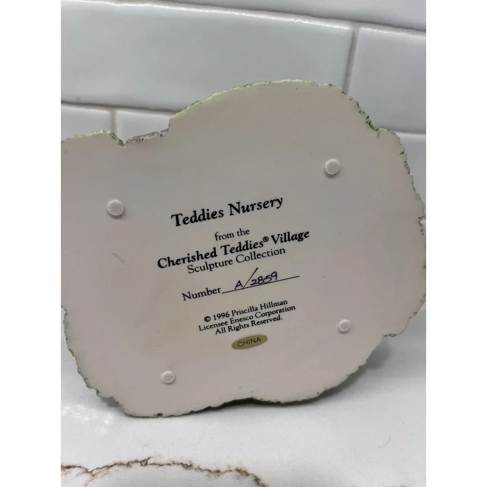Cherished Teddies Village Teddies Nursery House Sculpture 1996 Boxed VTG NWOT